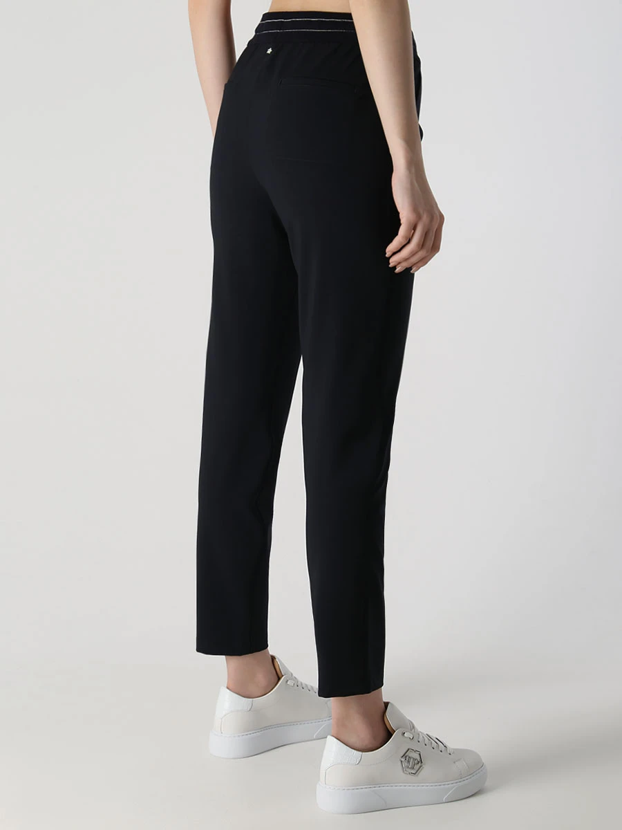 Брюки шерстяные LORENA ANTONIAZZI P2303PA80A/3180 598 Т- Синий  Фото 3