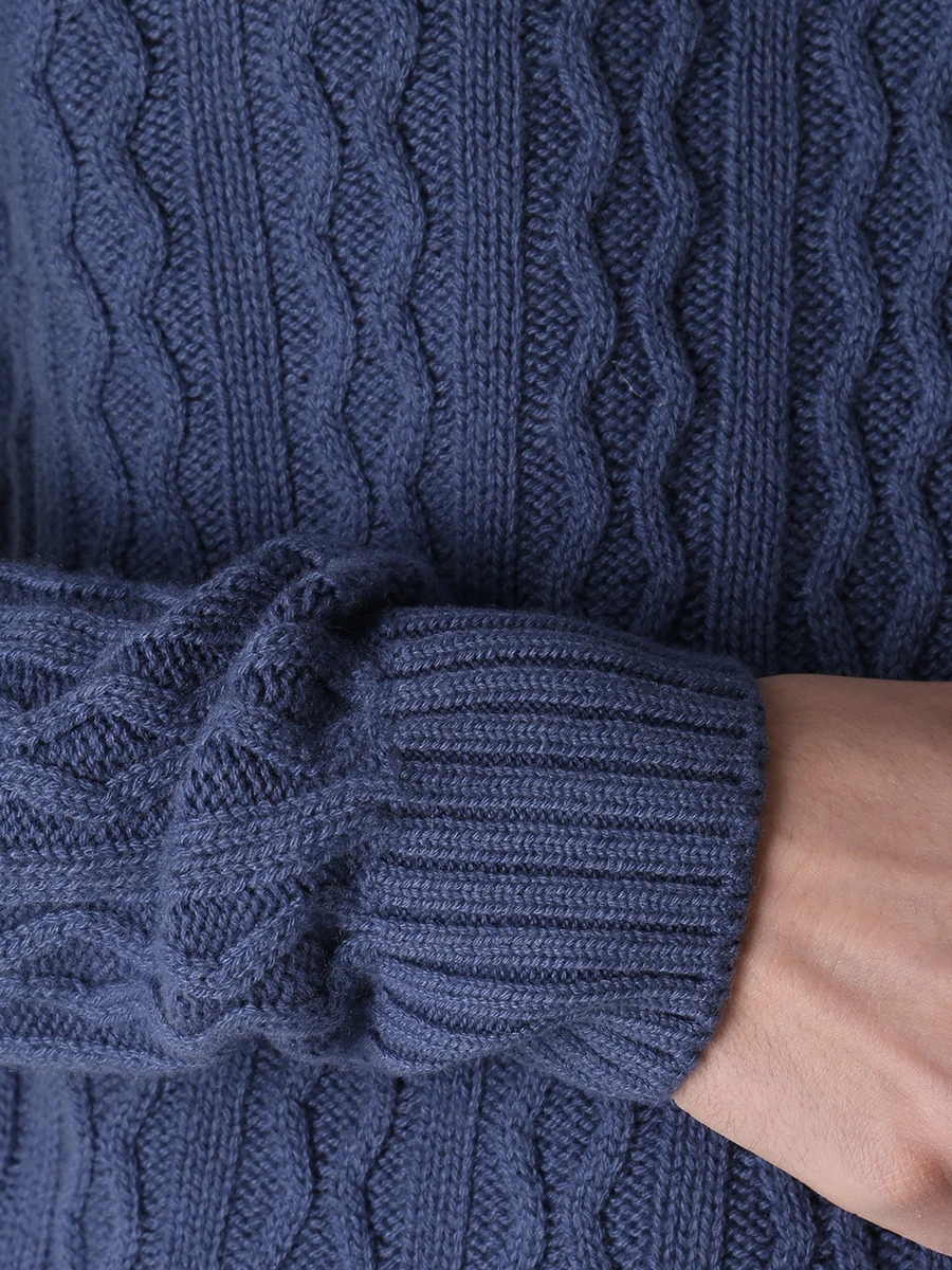 Свитер кашемировый COLOMBO MA04164/RET/2-28MA/40187 Голубой  Фото 5