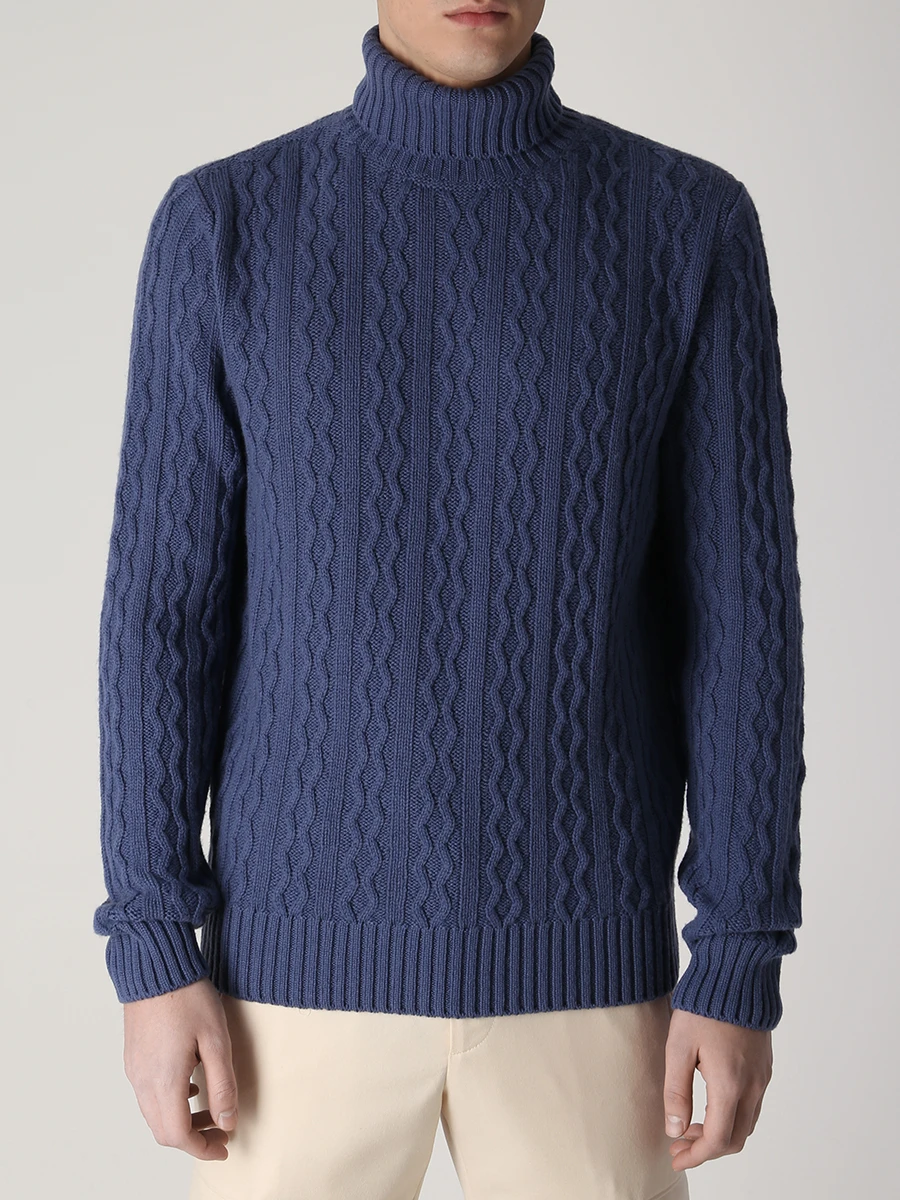 Свитер кашемировый COLOMBO MA04164/RET/2-28MA/40187 Голубой  Фото 4