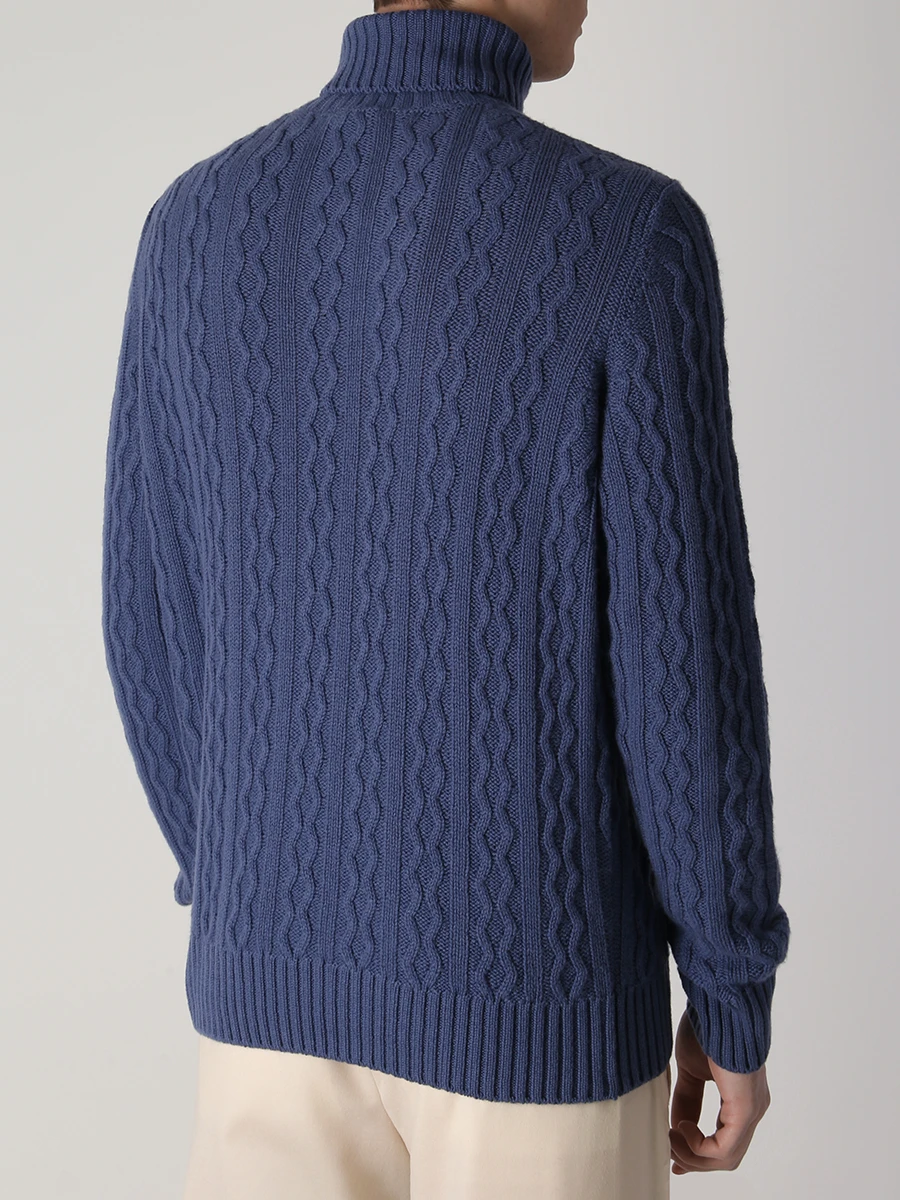 Свитер кашемировый COLOMBO MA04164/RET/2-28MA/40187 Голубой  Фото 3