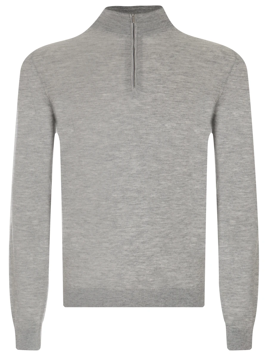 Джемпер из кашемира и шелка COLOMBO MA00060/-/A00669/11187 Серый 