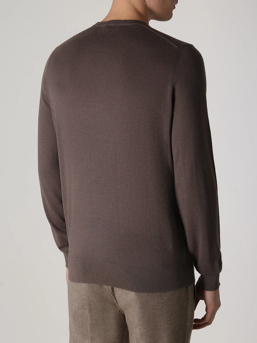 Джемпер из кашемира и шелка COLOMBO MA00060/-/A00669/85007 Коричневый  Фото 5