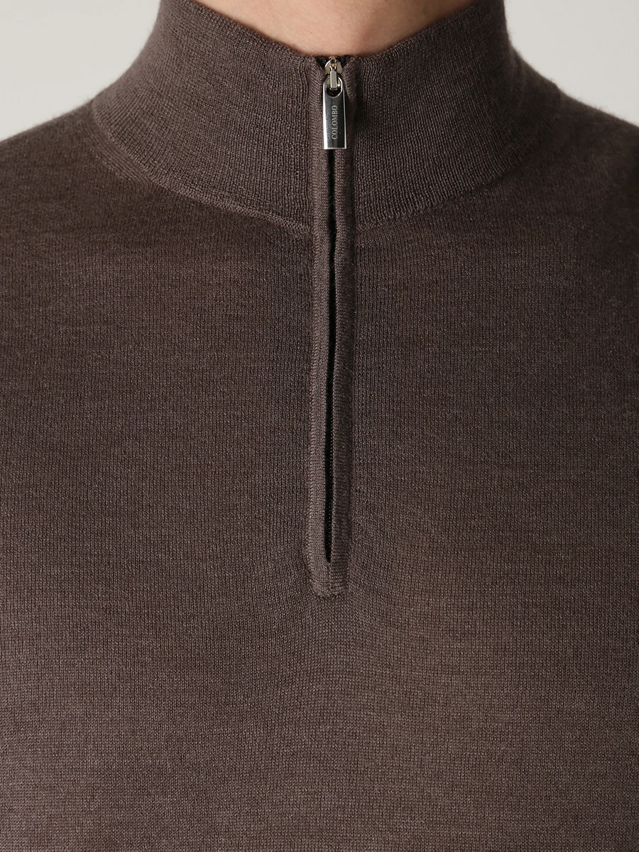 Джемпер из кашемира и шелка COLOMBO MA00060/-/A00669/85007 Коричневый  Фото 10