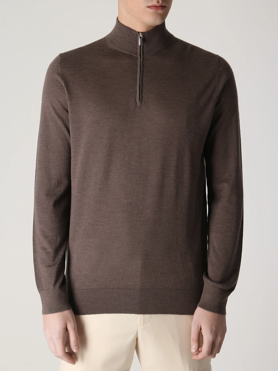 Джемпер из кашемира и шелка COLOMBO MA00060/-/A00669/85007 Коричневый  Фото 8