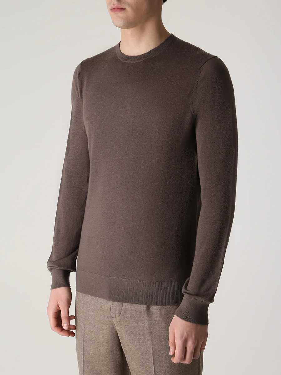 Джемпер из кашемира и шелка COLOMBO MA00060/-/A00669/85007 Коричневый  Фото 7