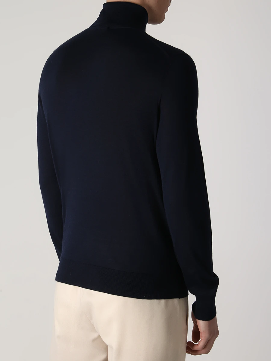 Водолазка из кашемира и шелка COLOMBO MA00219/NI/2-80PA/43233 Синий  Фото 3