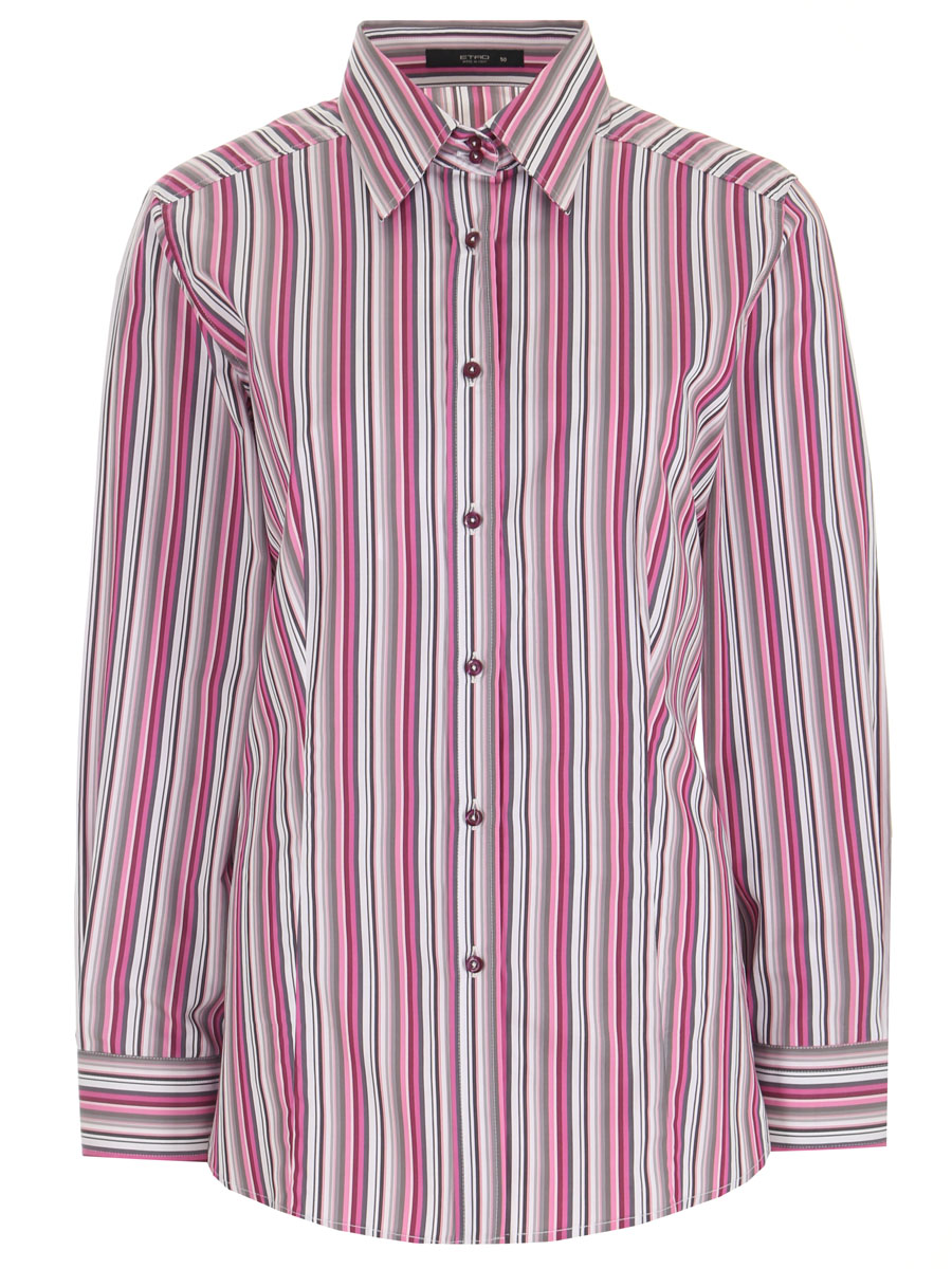Рубашка хлопковая в полоску ETRO