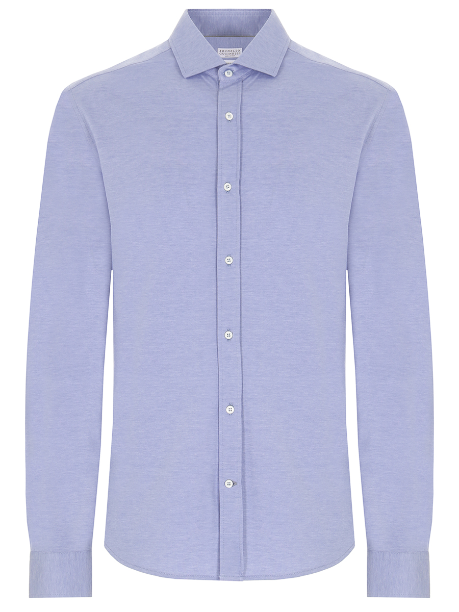 Рубашка Leisure Fit хлопковая BRUNELLO CUCINELLI
