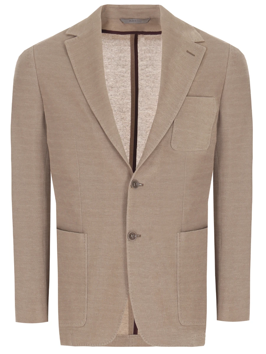 Пиджак хлопковый CANALI JJ01974/702/J0147 Бежевый  Фото 2
