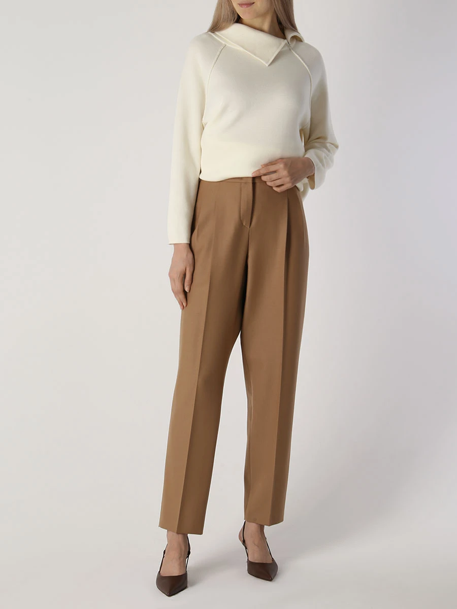 

Брюки шерстяные, Бежевый, DH631 10014880