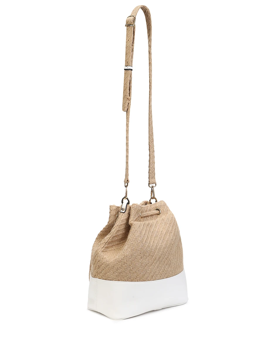 Сумка-мешок FIORELLA MOEVA FIORELLA Бежевый  Фото 3
