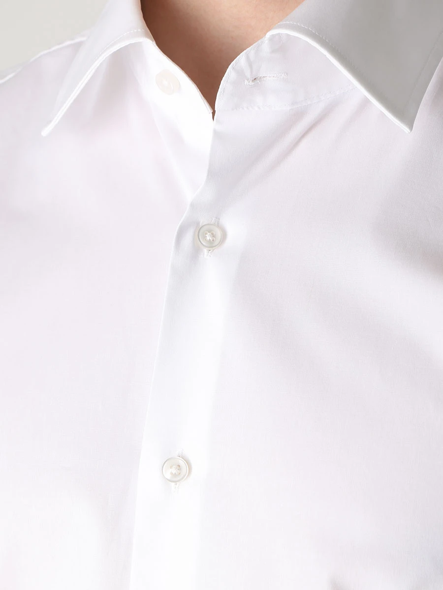 

Рубашка Slim Fit хлопковая, Белый, 50469345/100