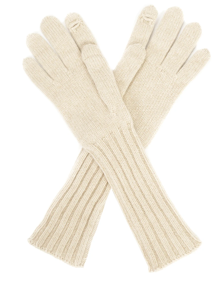 Перчатки кашемировые LORO PIANA FAI8570 A193, размер S, цвет бежевый - фото 2