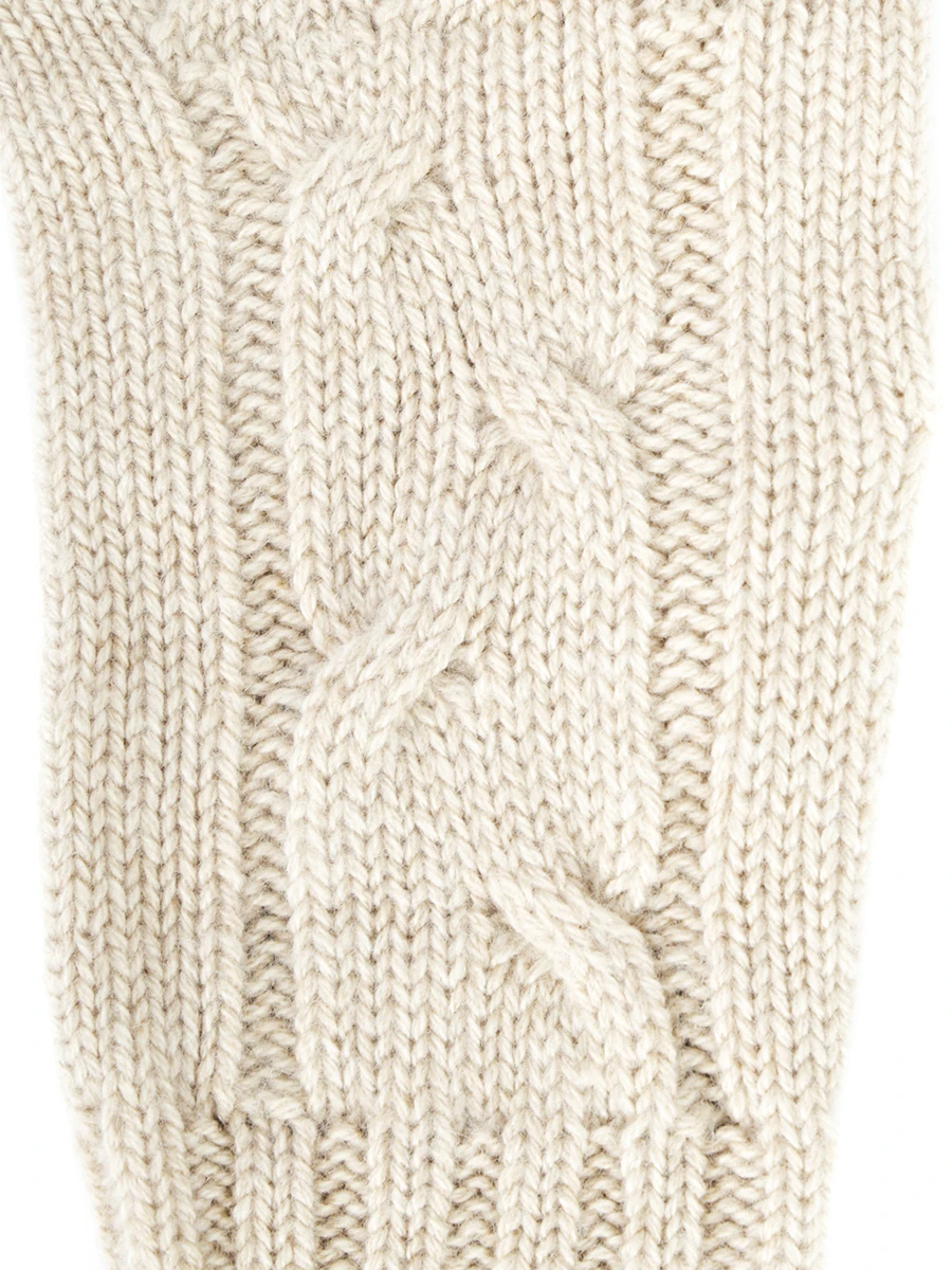 Перчатки кашемировые LORO PIANA FAI8570 A193, размер S, цвет бежевый - фото 3