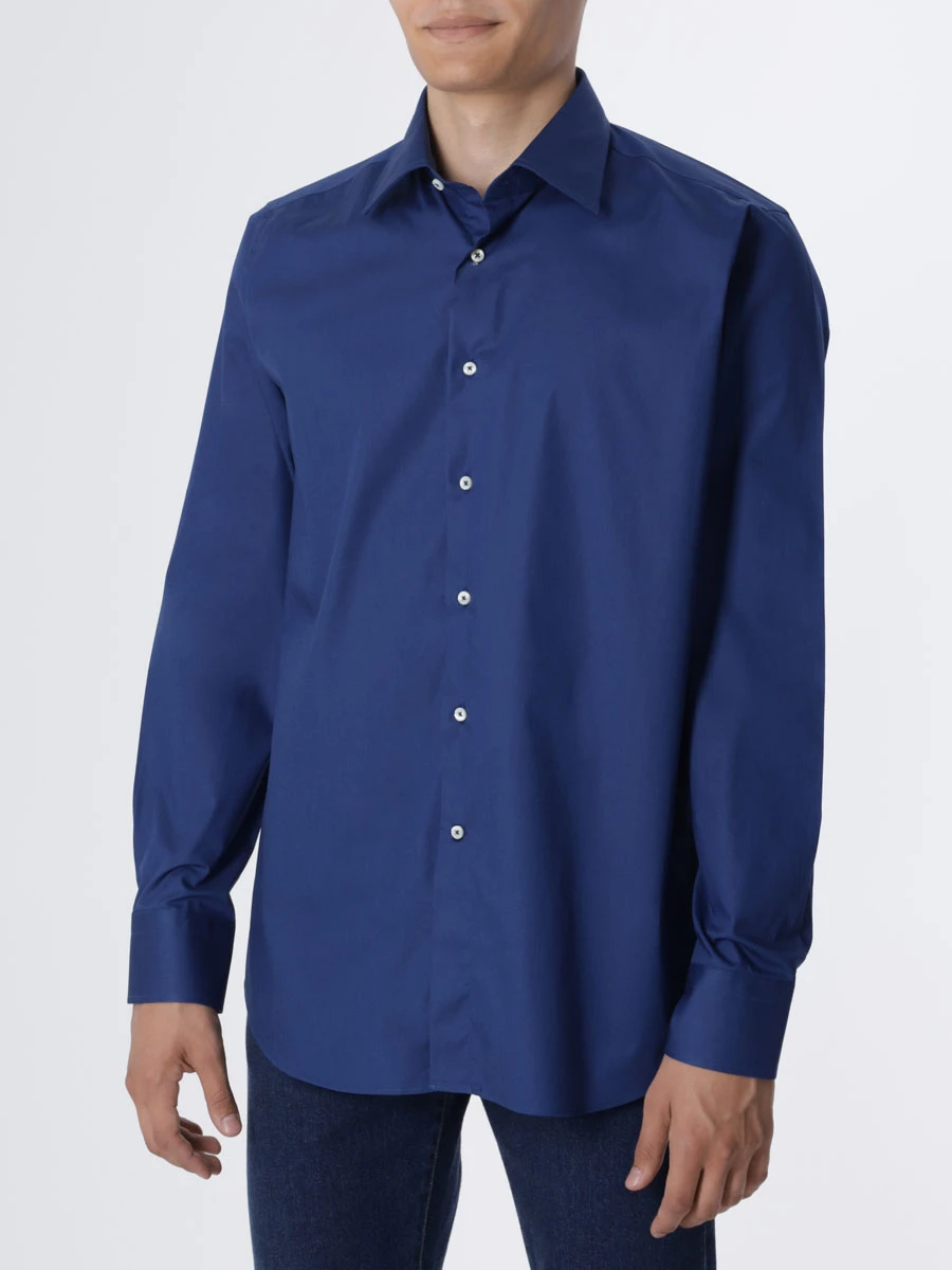 Рубашка Regular Fit хлопковая CANALI GD02832/301/705 MF, размер 58, цвет голубой GD02832/301/705 MF - фото 4