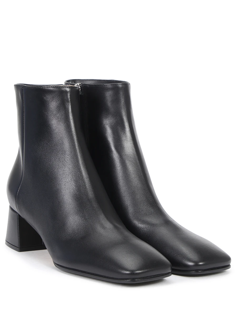 Ботильоны кожаные SR Alicia SERGIO ROSSI A91220-MNAN07-1000-310 Черный  Фото 2