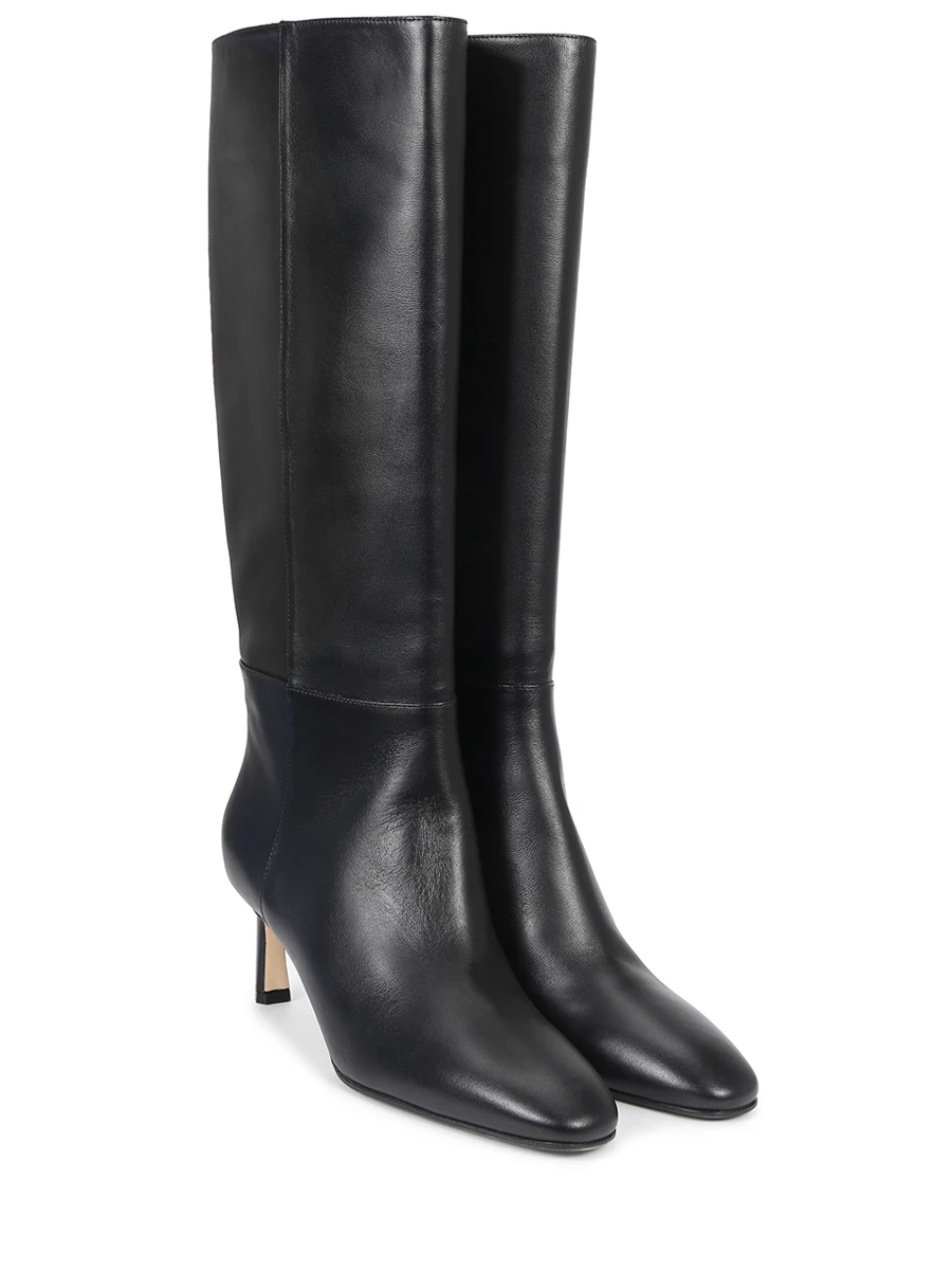 Сапоги кожаные SR Kim SERGIO ROSSI B05080-MNAN07-1000-310 Черный  Фото 2