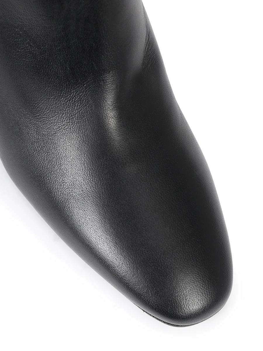 Сапоги кожаные SR Kim SERGIO ROSSI B05080-MNAN07-1000-310 Черный  Фото 5