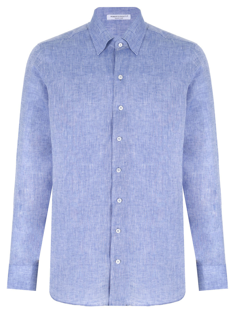 Рубашка Slim Fit льняная ROBERTO RICETTI