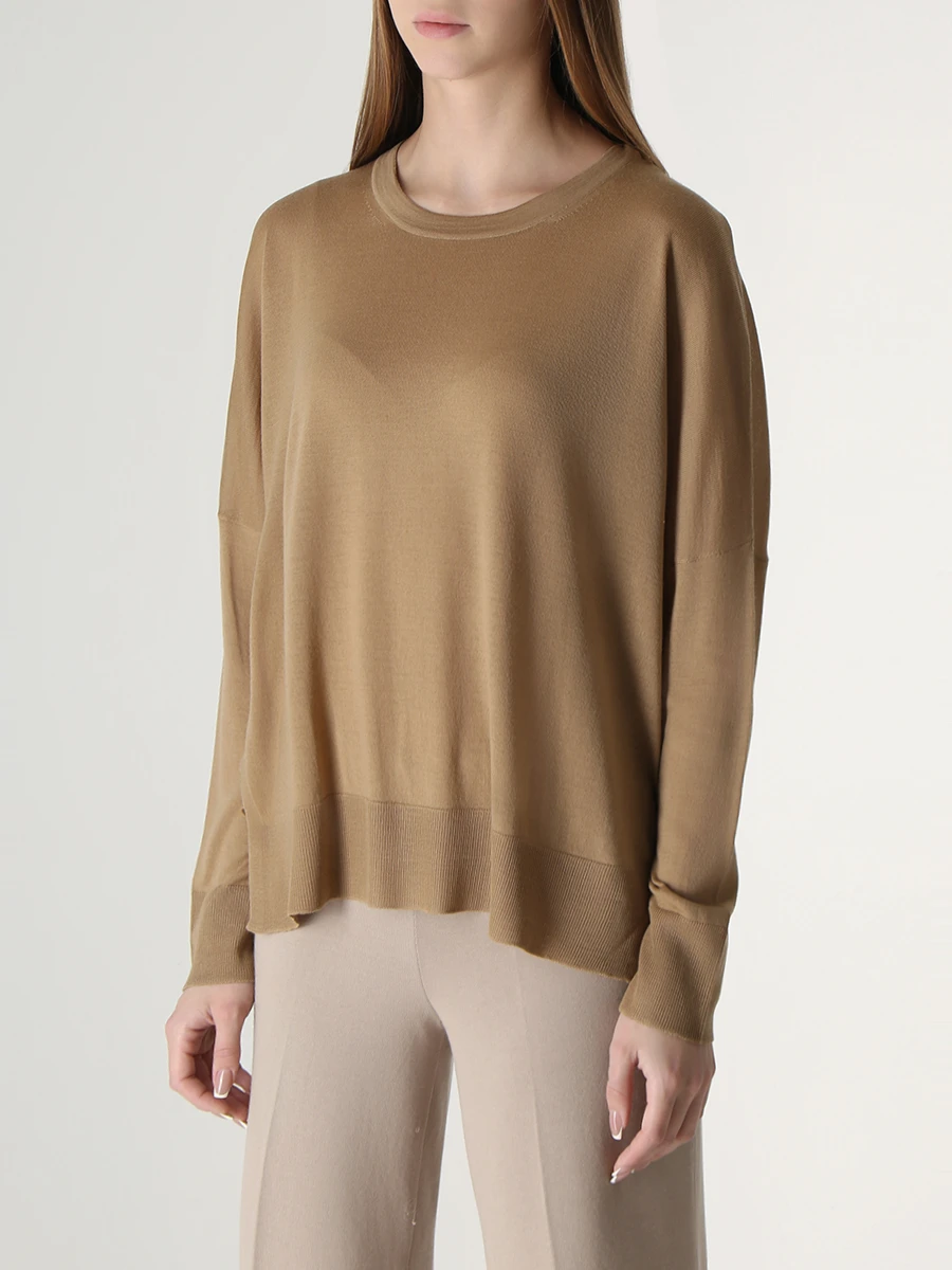 

Джемпер шерстяной, Бежевый, 43230/14730/109