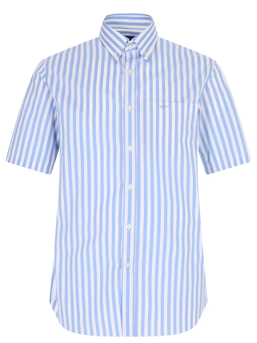 Рубашка Regular Fit хлопковая PAUL & SHARK 23413013/001, размер 58 23413013/001 - фото 1