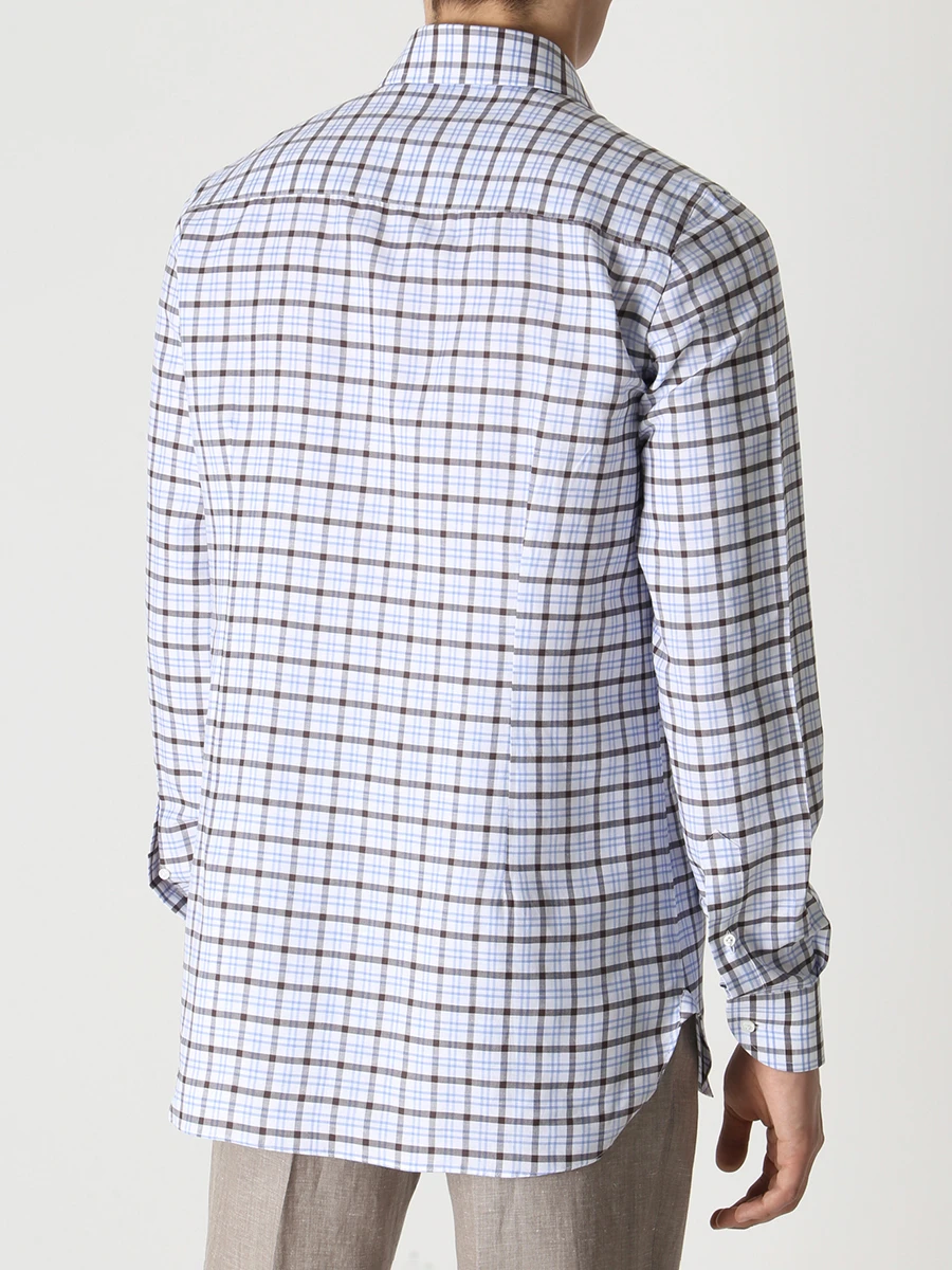 Рубашка Regular Fit хлопковая в клетку STILE LATINO CMM12104 WM10 Клетка  Фото 3