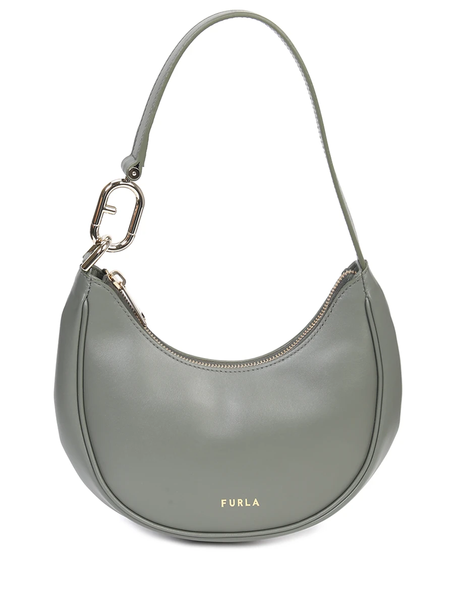 Сумка кожаная Primavera FURLA WB00475AX07330J0001007, размер Один размер, цвет зеленый - фото 1