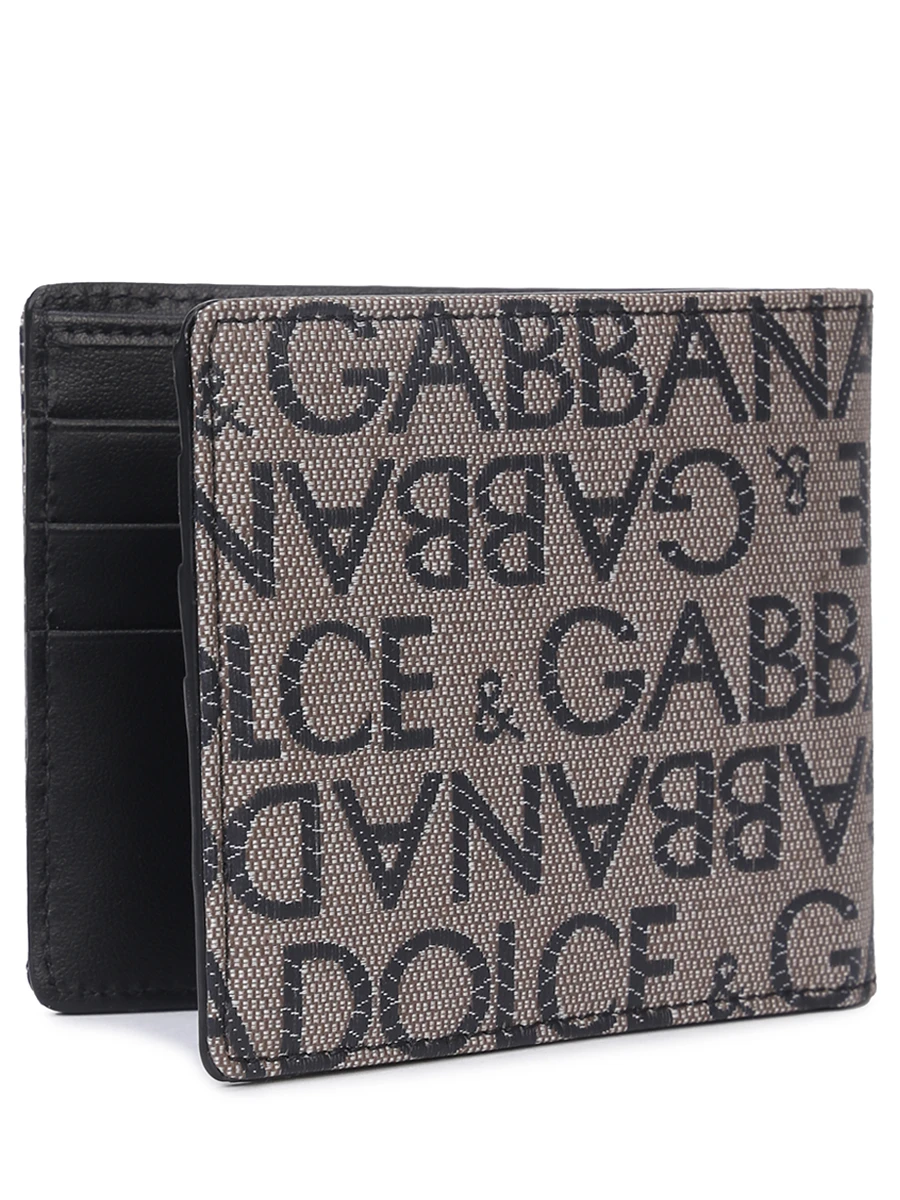 Кошелек из экокожи DOLCE & GABBANA BP1321 AJ705 89875 Бежевый  Фото 2