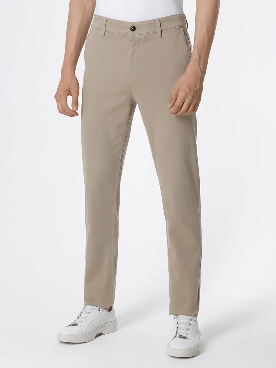 

Брюки Tapered Fit хлопковые, Бежевый, 50494336/239