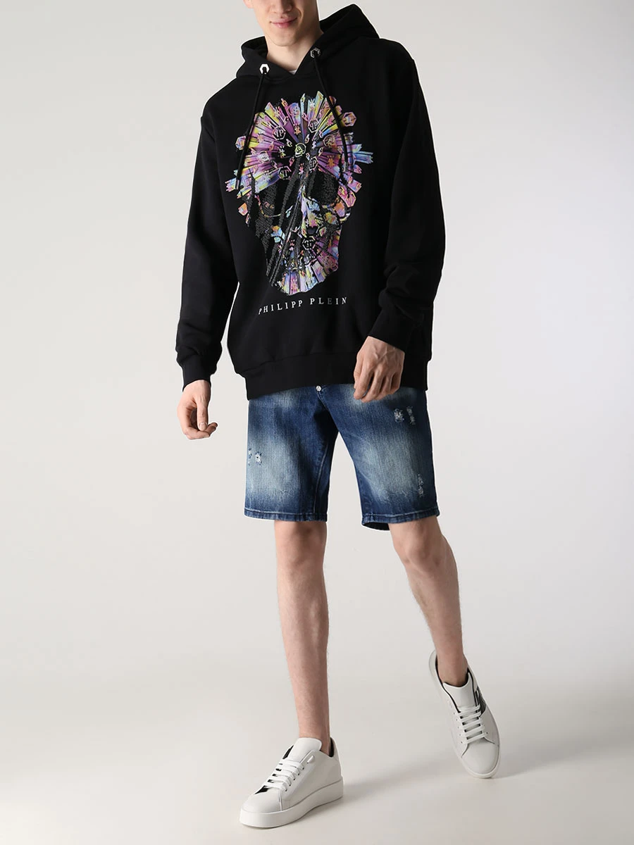 Шорты джинсовые PHILIPP PLEIN MDT2699/08 Синий  Фото 2