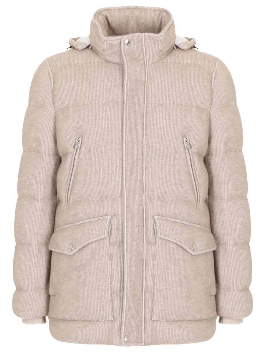 Пуховик кашемировый Brunello Cucinelli