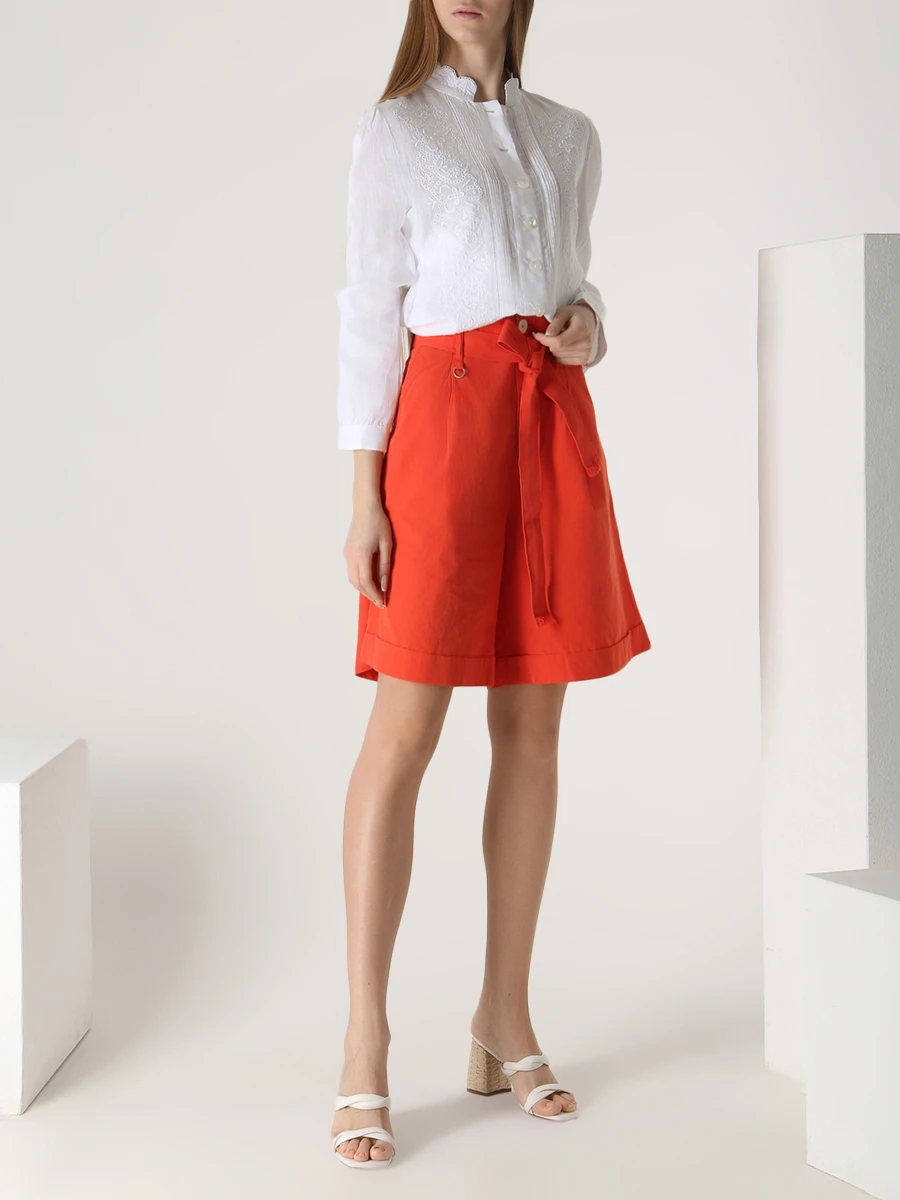 

Блуза из рами, Белый, 730399 90K77 00100