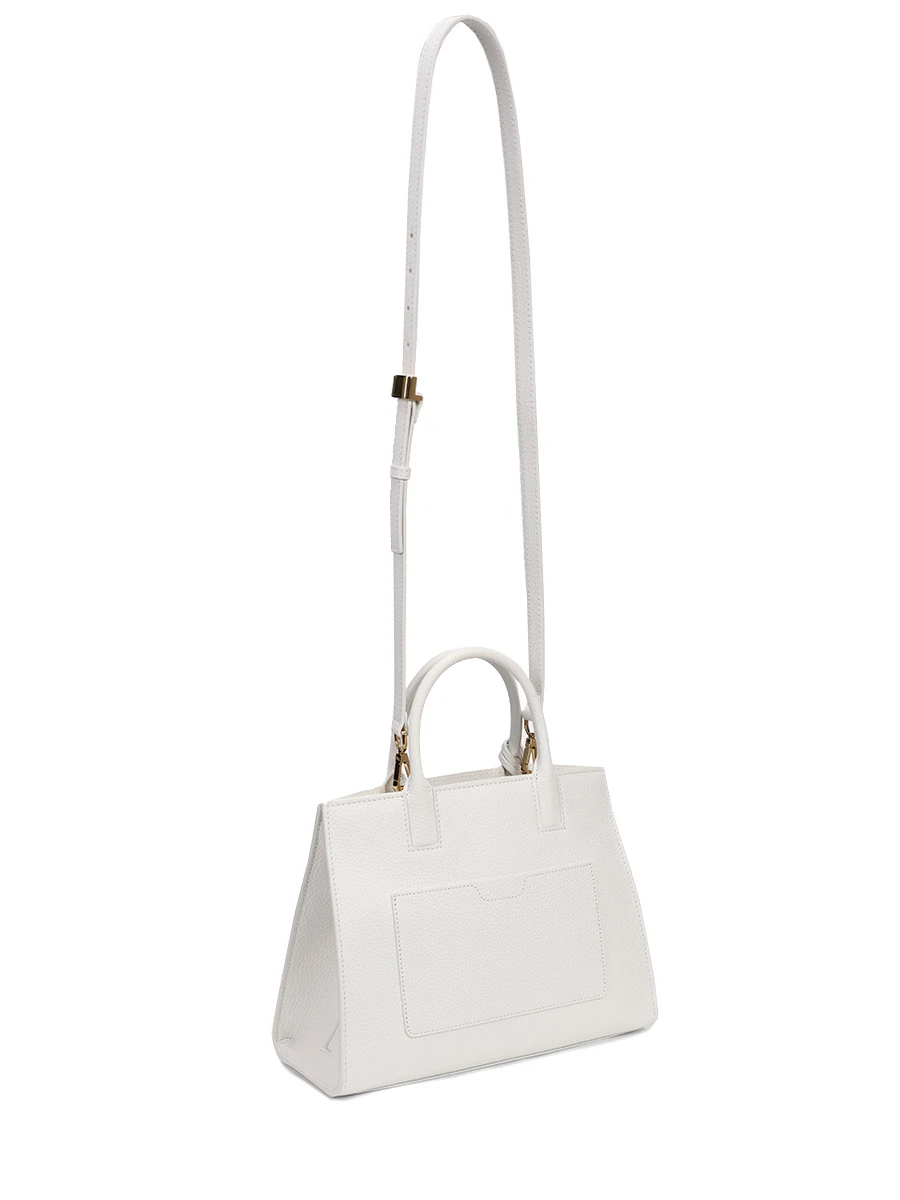 Сумка кожаная Frances BURBERRY 8072517 A1462 Белый  Фото 3