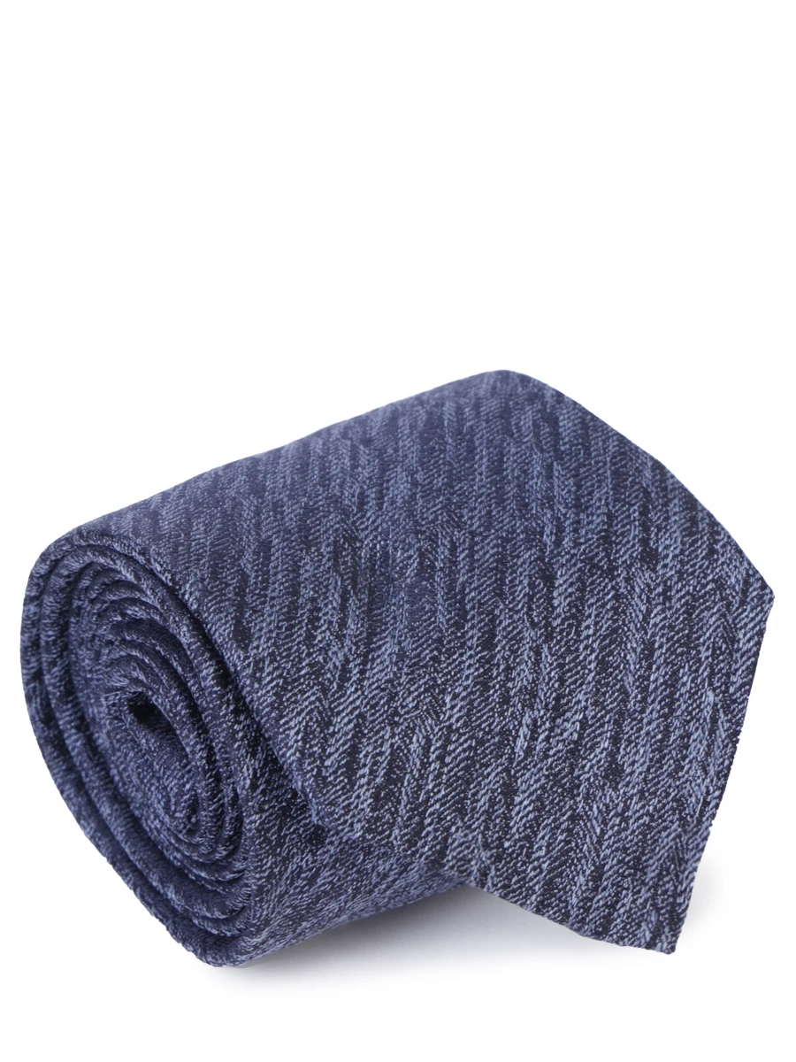 

Галстук шелковый, Синий, HJ03804/24/2L Серо-Синий,