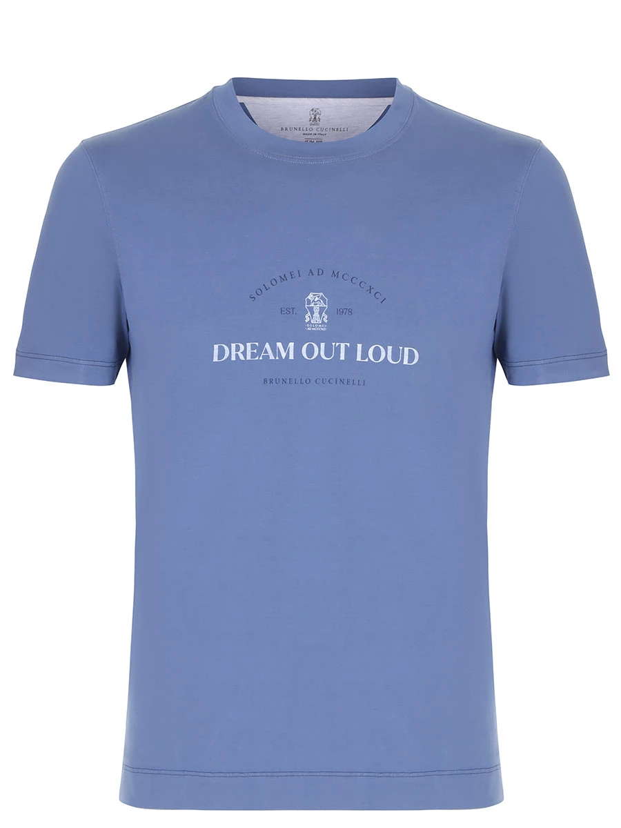 

Футболка хлопковая, Синий, M0T618431 CSF03