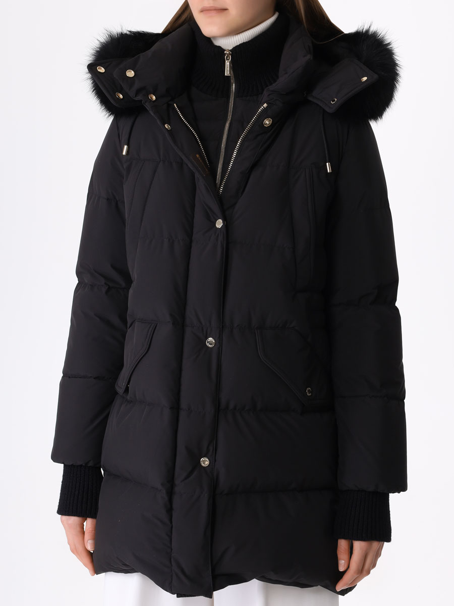 

Пуховик стеганый, Черный, MODGI300008 U0001