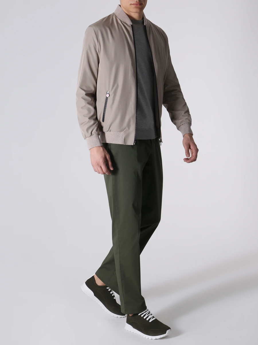 Джемпер хлопковый KITON UK31UE23K283001 Серый  Фото 2