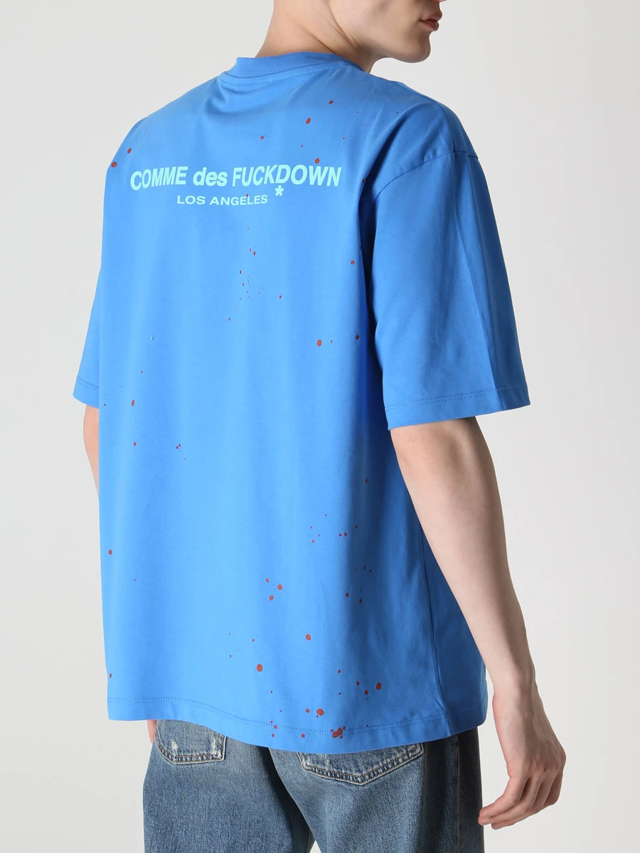 

Футболка хлопковая, Синий, CDFU2248 TURCHESE