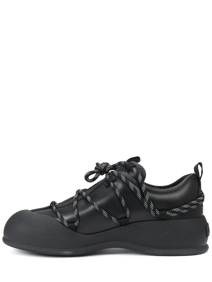 Ботинки кожаные на меху BALLY MSB04N VT025 U901/BLACK Черный  Фото 3