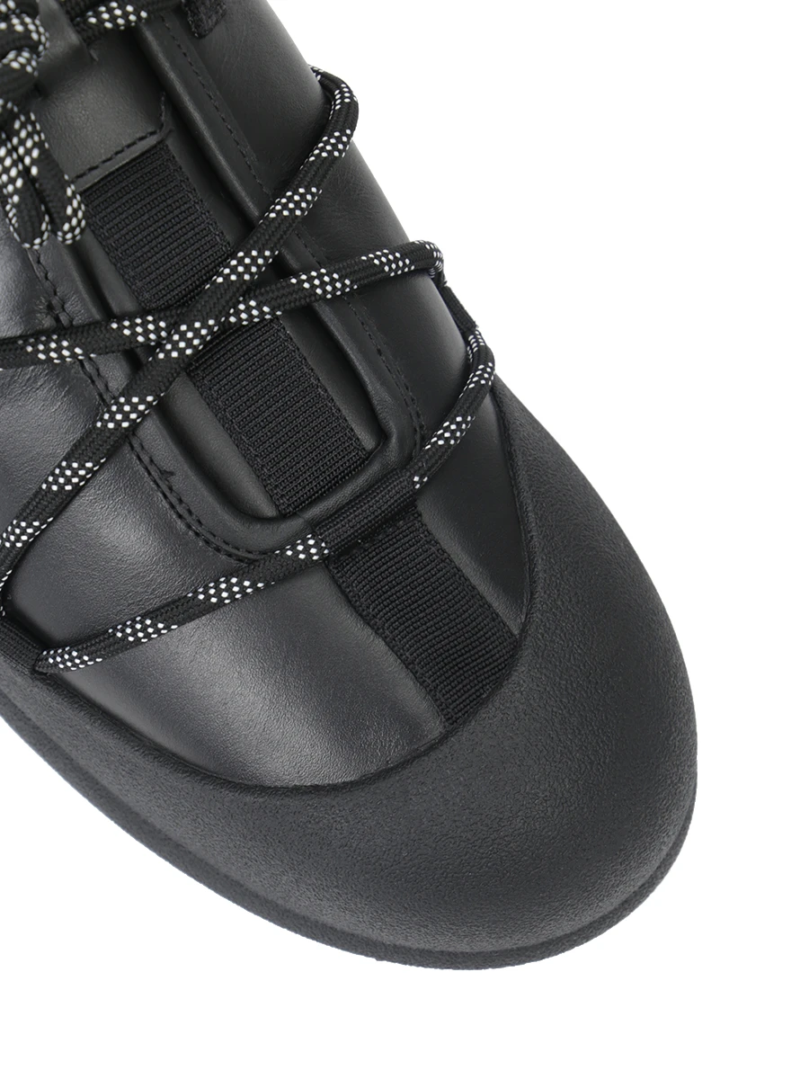Ботинки кожаные на меху BALLY MSB04N VT025 U901/BLACK Черный  Фото 5