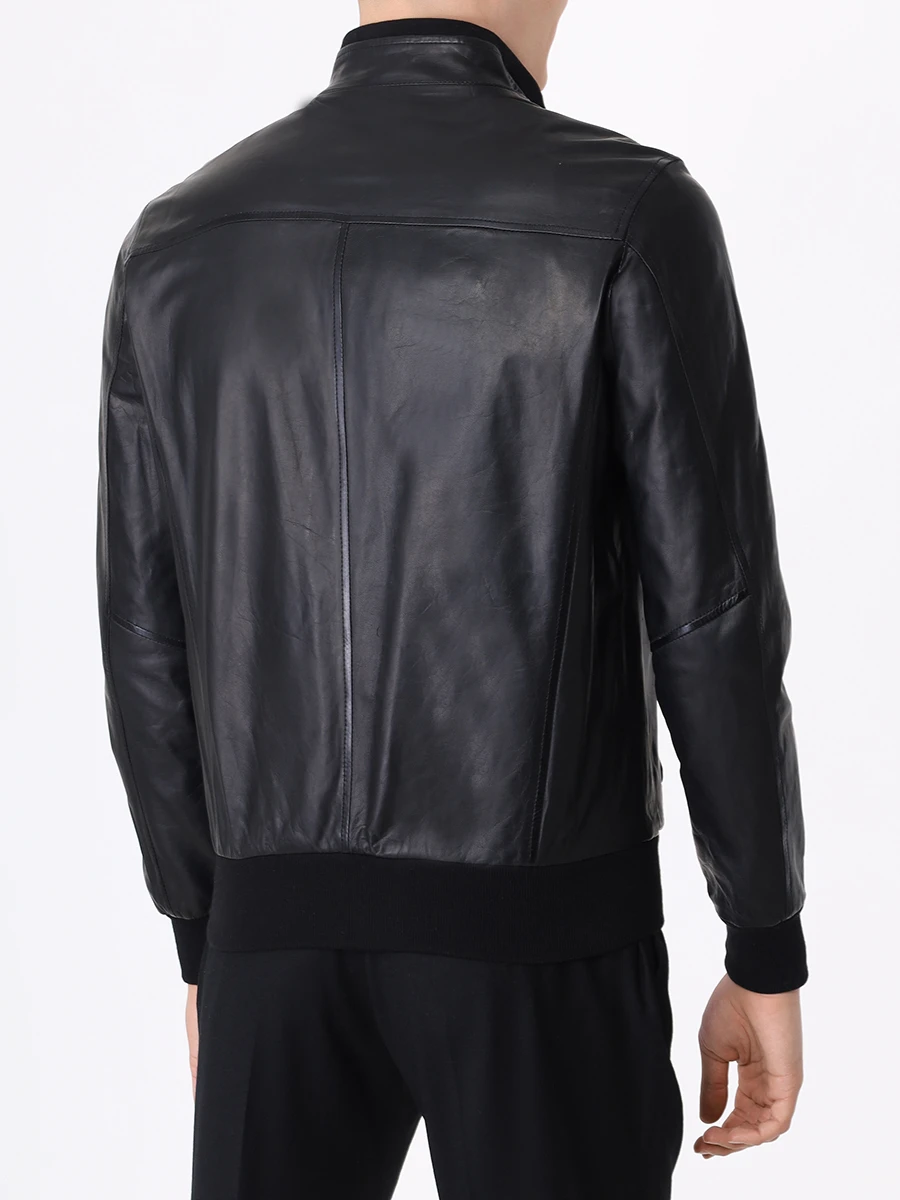 

Куртка кожаная, Черный, 35099/FOX/7