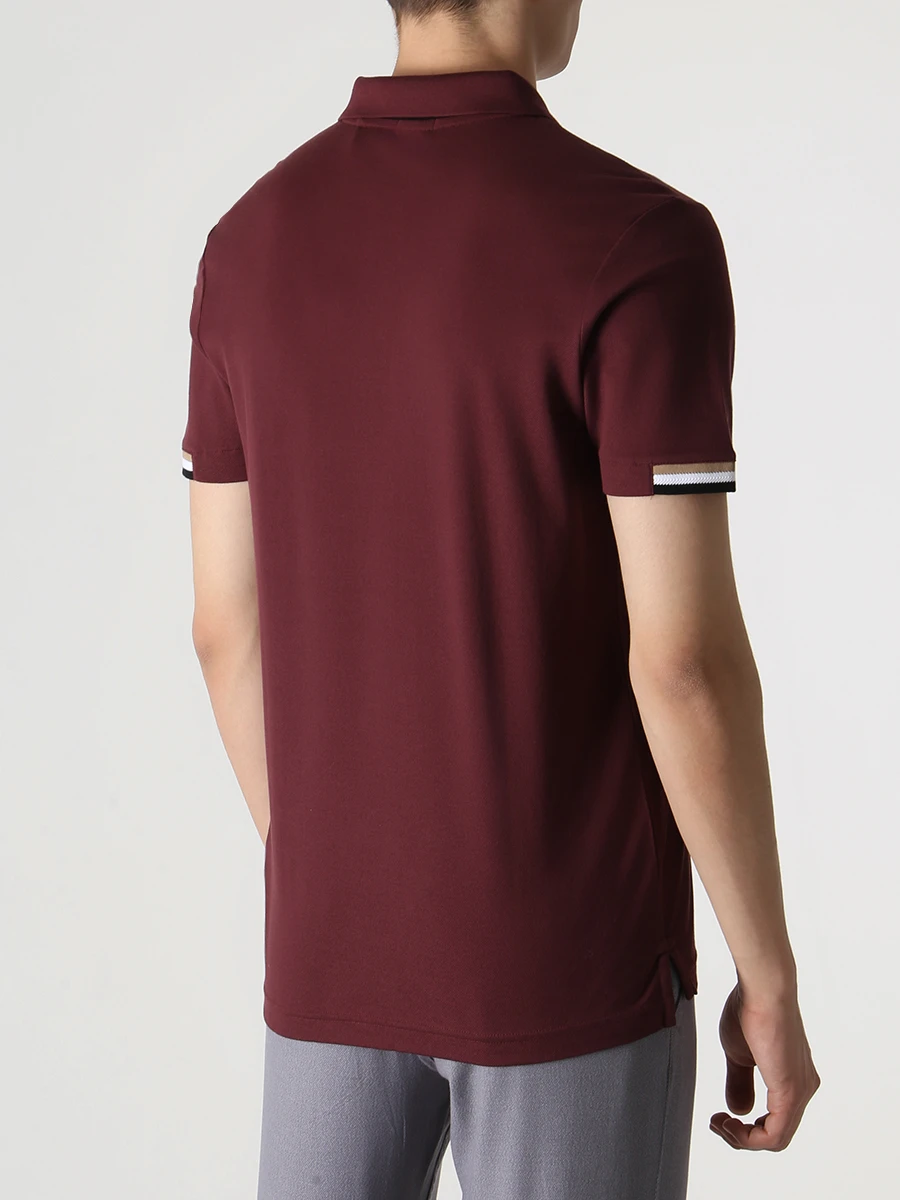 

Поло Regular Fit хлопковое, Бордовый, 50467113/601