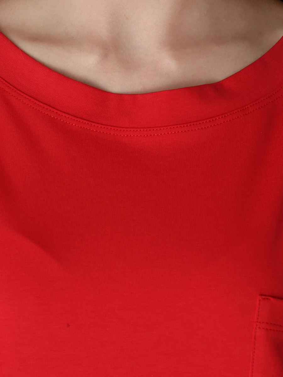 

Футболка хлопковая, Красный, 2012