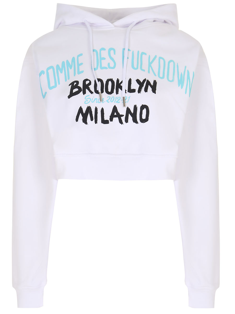 Худи хлопковое COMME DES FUCKDOWN