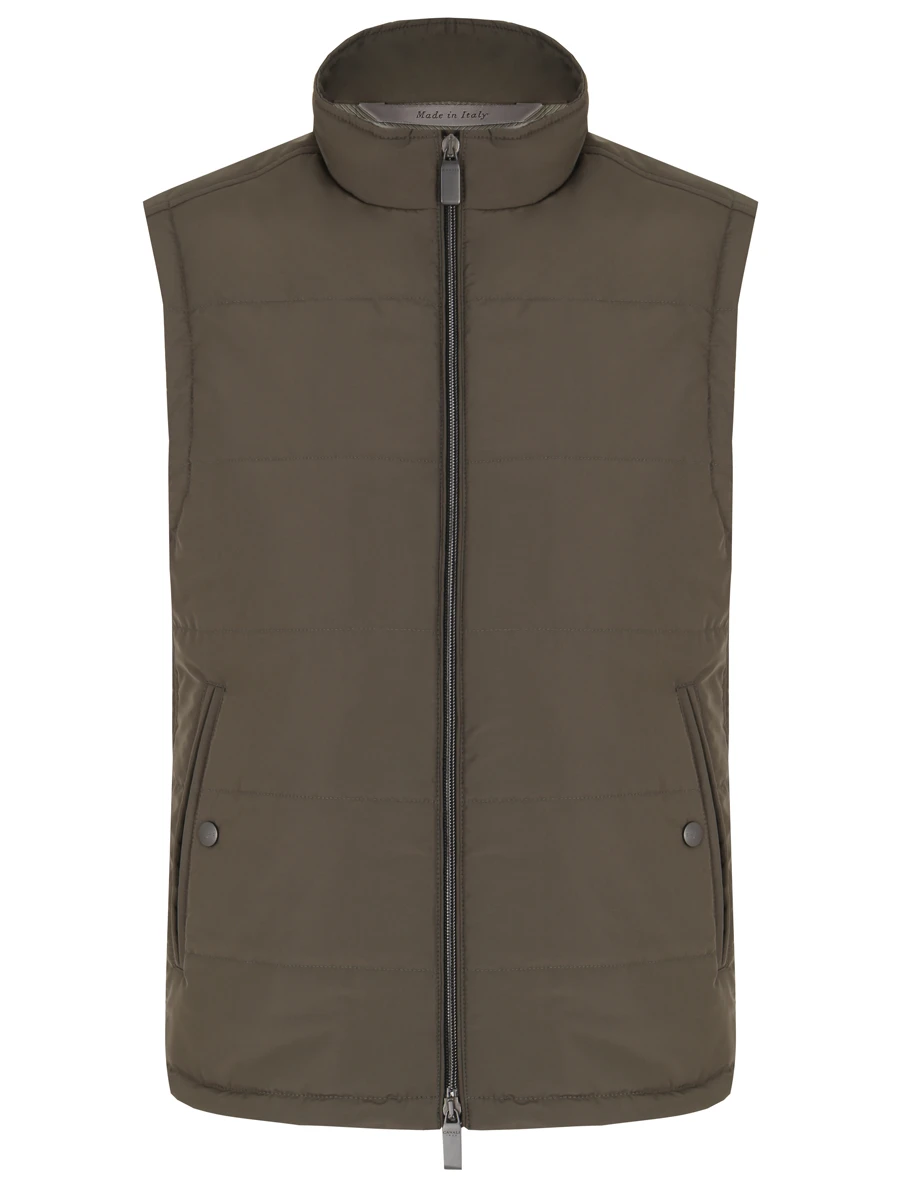 Жилет стеганый CANALI SG01121/804/O40804 Хаки Хаки 