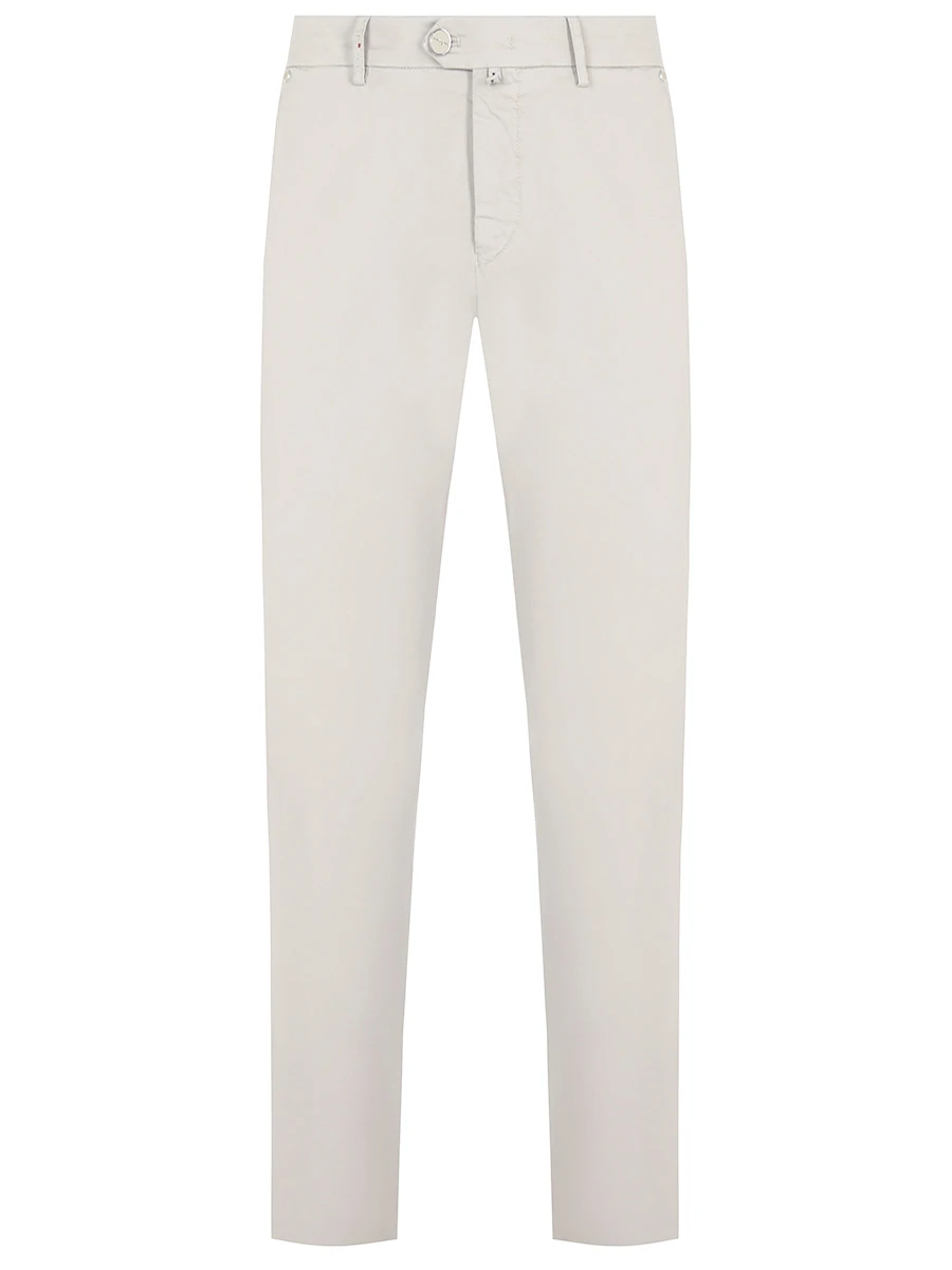 Брюки хлопковые KITON UFPPEJ0730B04008 Бежевый  Фото 2