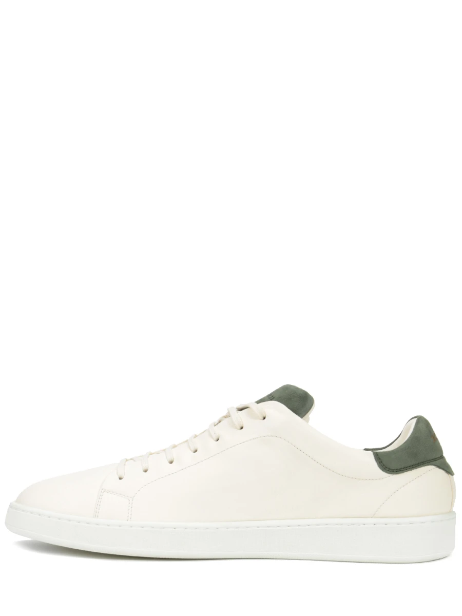 Кеды кожаные KITON USSTEN2N0088801004 Белый  Фото 3