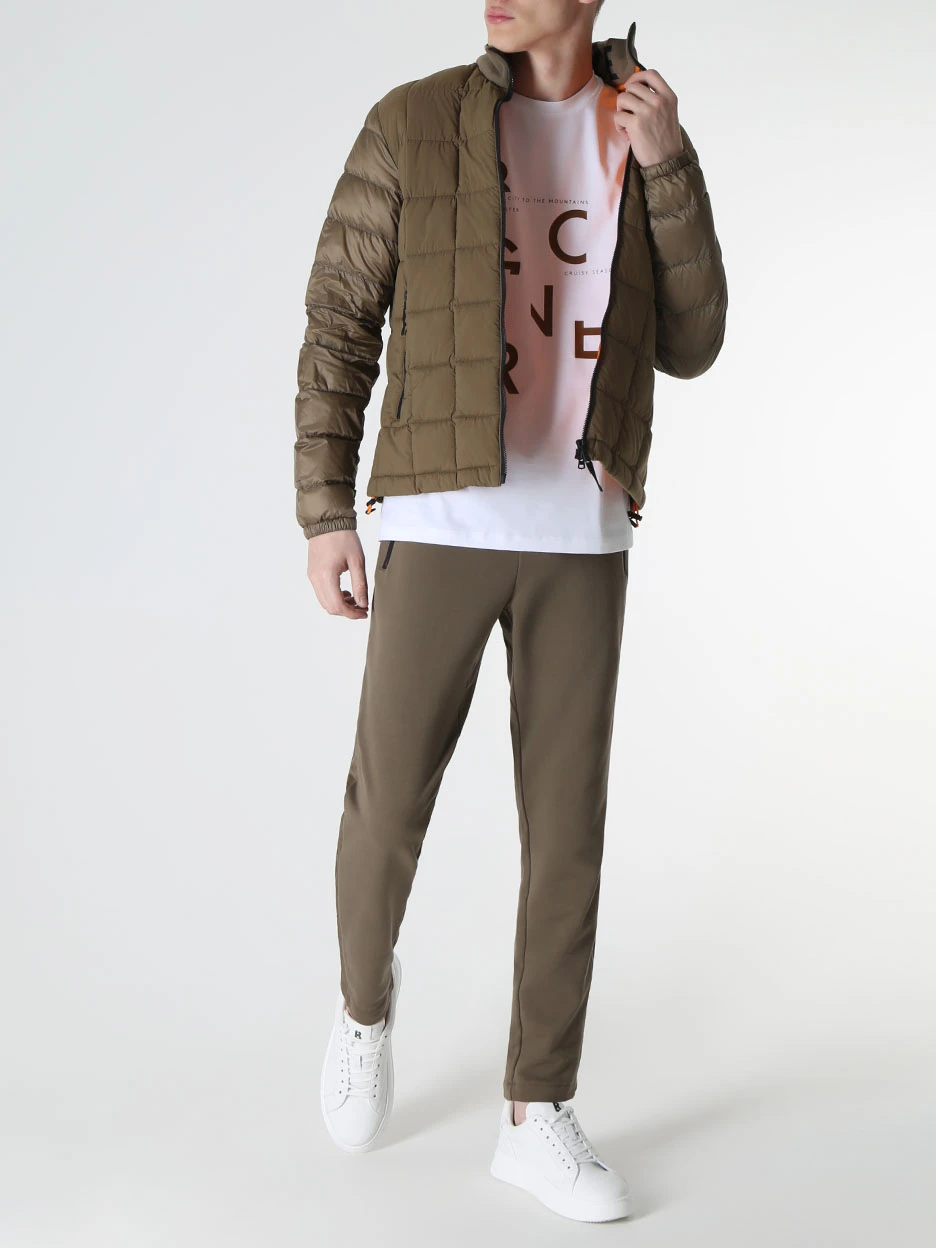 Пуховик стеганый BOGNER FIRE + ICE 34026900/868 WILCOX Хаки Хаки  Фото 2