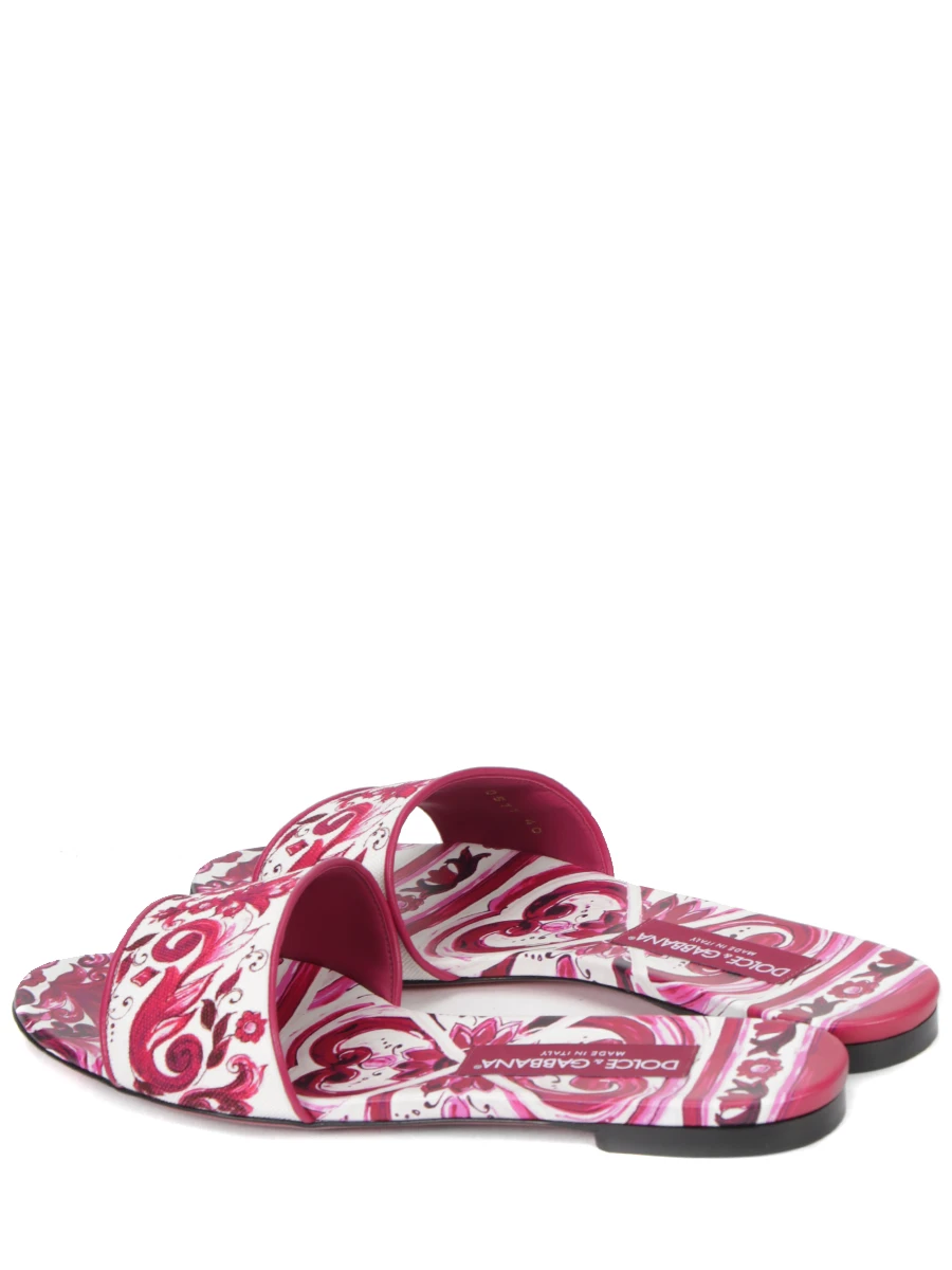 Шлепанцы Bianca DOLCE & GABBANA CQ0571 AP036 HE3OB Розовый  Фото 4