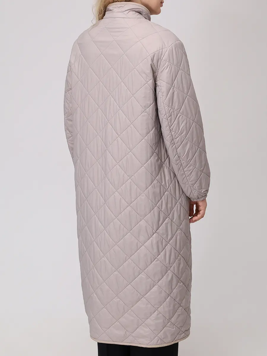 Пальто стеганое MANZONI 24 22M1032 NYTR2L8 Б Бежевый  Фото 3
